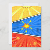 Carte de remerciement plate pour baby shower thème (Dos)