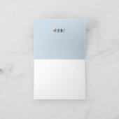 Carte de remerciement pliée (Intérieur)