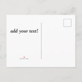 carte de remerciement pliée couleur (Dos)