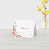 Carte de remerciement pliée May Blooms (Fleur jaune)