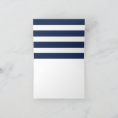 Carte de remerciement pliée | Nautique (Intérieur)