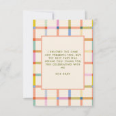 Carte de remerciement pour 2e anniversaire "Trop d (Dos)