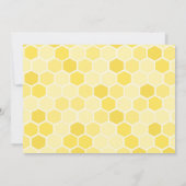 Carte de remerciement pour Baby Shower Abeille (Dos)