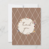 Carte de remerciement pour Baby Shower avec aquare (Devant)