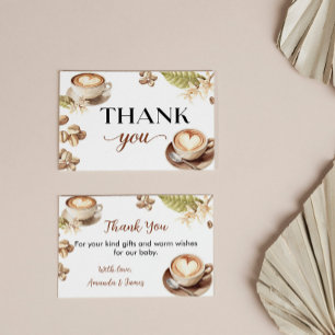 Carte de remerciement pour Baby Shower 'Bébé prépa