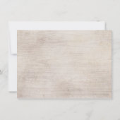 Carte de remerciement pour Baby Shower Bohème Flor (Dos)