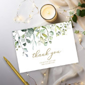 Carte de remerciement pour Baby Shower de mariage