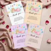 Carte de remerciement pour Baby Shower pour une Do