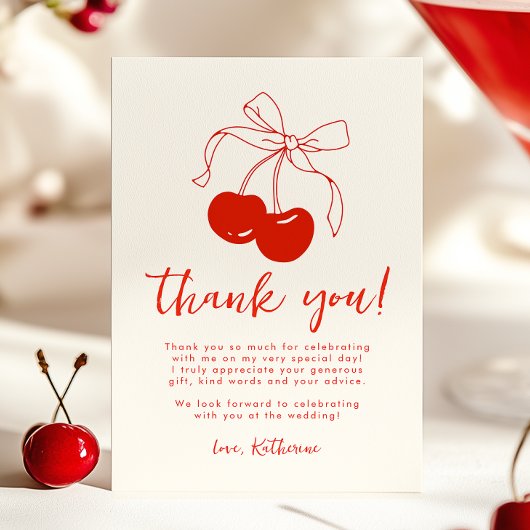 Carte de remerciement pour Baby Shower sur le thèm