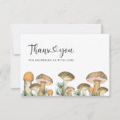 Carte de remerciement pour baby shower sur le thèm (Devant)