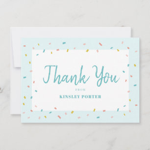 Carte de remerciement pour Baby Sprinkle