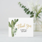 Carte de remerciement pour couples Cactus Taco 'bo (Debout devant)