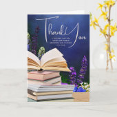 Carte de remerciement pour enseignant à thème flor (Fleur jaune)