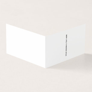 Carte de remerciement pour enseignant minimaliste 
