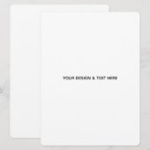 Carte de remerciement pour enseignant minimaliste (Devant / Derrière)