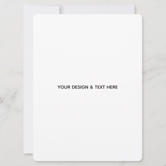 Carte de remerciement pour enseignant minimaliste (Devant)