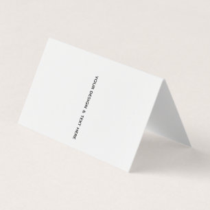 Carte de remerciement pour enseignant minimaliste 
