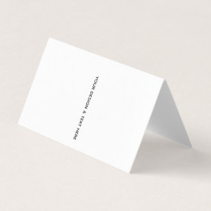Carte de remerciement pour enseignant minimaliste