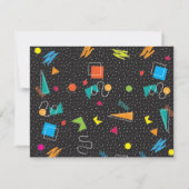 Carte de remerciement pour fête d'anniversaire 198 (Dos)