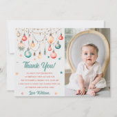 Carte de remerciement pour fête d'anniversaire Bou (Devant)