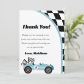 Carte de remerciement pour fête d'anniversaire de  (Debout devant)