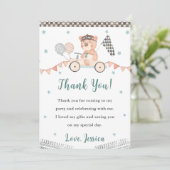 Carte de remerciement pour fête d'anniversaire de  (Debout devant)