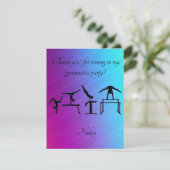 Carte de remerciement pour fête d'anniversaire de  (Debout devant)