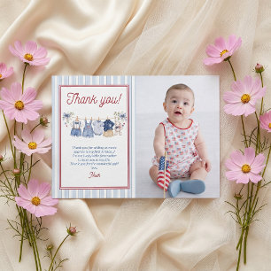 Carte de remerciement pour fête d'anniversaire gar