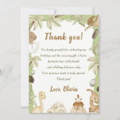 Carte de remerciement pour garçon d'anniversaire d (Devant)