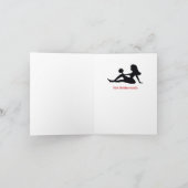 Carte de remerciement pour garçon d'honneur - Chau (Intérieur)