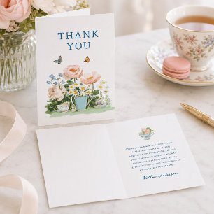Carte de remerciement pour invitation à une fête d