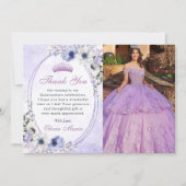 Carte de remerciement pour la couronne de papillon (Devant)