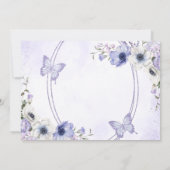 Carte de remerciement pour la couronne de papillon (Dos)