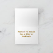 Carte de remerciement pour la cowgirl africaine am (Intérieur)