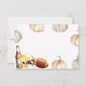 Carte de remerciement pour la douche de couple de  (Dos)