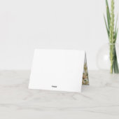 Carte de remerciement pour la douche de mariée aux (Dos)