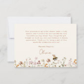 Carte de remerciement pour la fête de mariage de l (Dos)