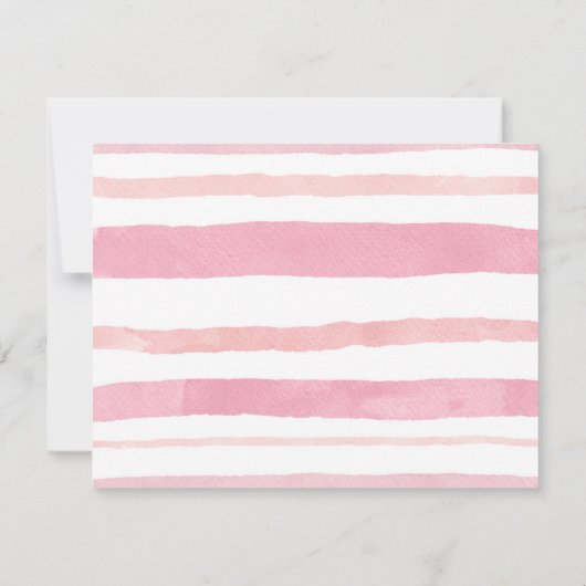 Carte de remerciement pour la fête de mariage She' (Dos)