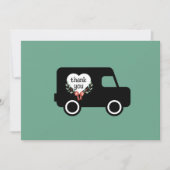 Carte de remerciement pour la livraison par la pos (Devant)