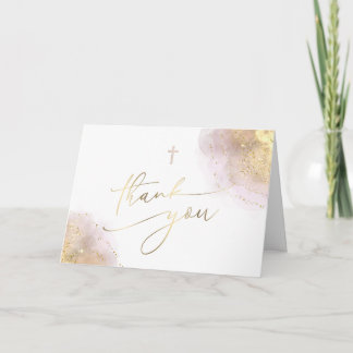 Carte de remerciement pour la Première Communion s