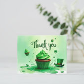 Carte de remerciement pour la Saint-Patrick (Debout devant)