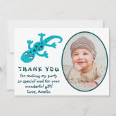 Carte de remerciement pour l'anniversaire avec pho (Devant)