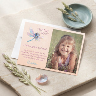 Carte de remerciement pour l'anniversaire de la fi