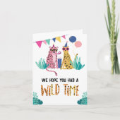 Carte de remerciement pour l'anniversaire des enfa (Devant)