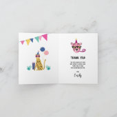 Carte de remerciement pour l'anniversaire des enfa (Intérieur)