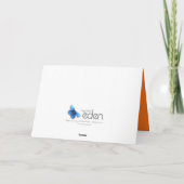 Carte de remerciement pour l'anniversaire d'un gar (Dos)