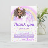 carte de remerciement pour l'anniversaire d'une pr (Debout devant)