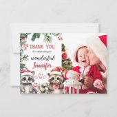 Carte de remerciement pour le 2ème anniversaire de (Devant)