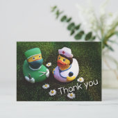 Carte de remerciement pour le personnel médical (Debout devant)