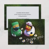 Carte de remerciement pour le personnel médical (Devant / Derrière)